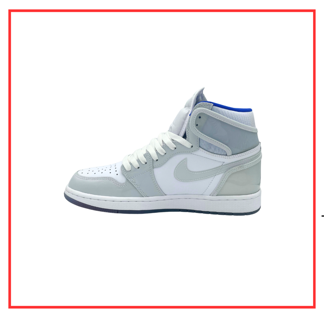 Air Jordan 1 High Zoom White Racer Blue (Preloved) UK 9