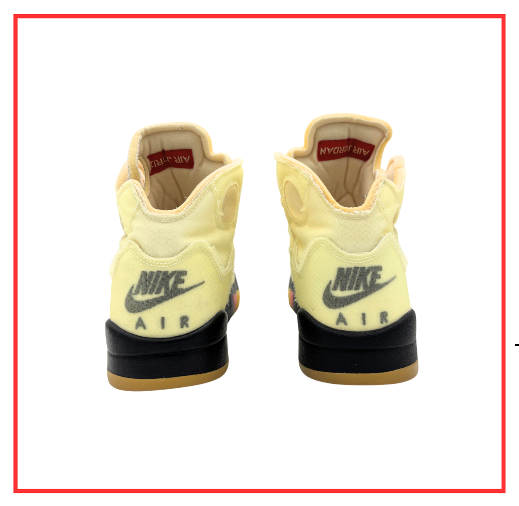 Off-White™️ x Air Jordan 5 SP Sail (2020) (Preloved) UK 8