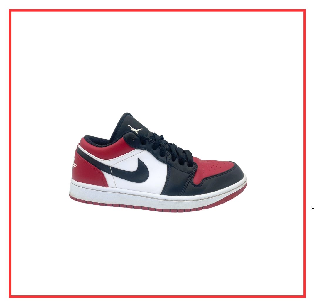 Air Jordan 1 Low Bred Toe (2021) (Preloved) UK 6.5