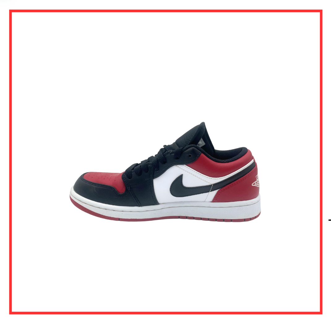 Air Jordan 1 Low Bred Toe (2021) (Preloved) UK 6.5