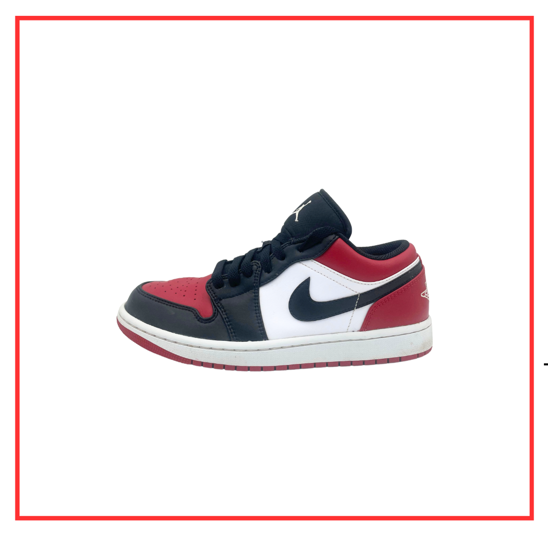 Air Jordan 1 Low Bred Toe (2021) (Preloved) UK 6.5