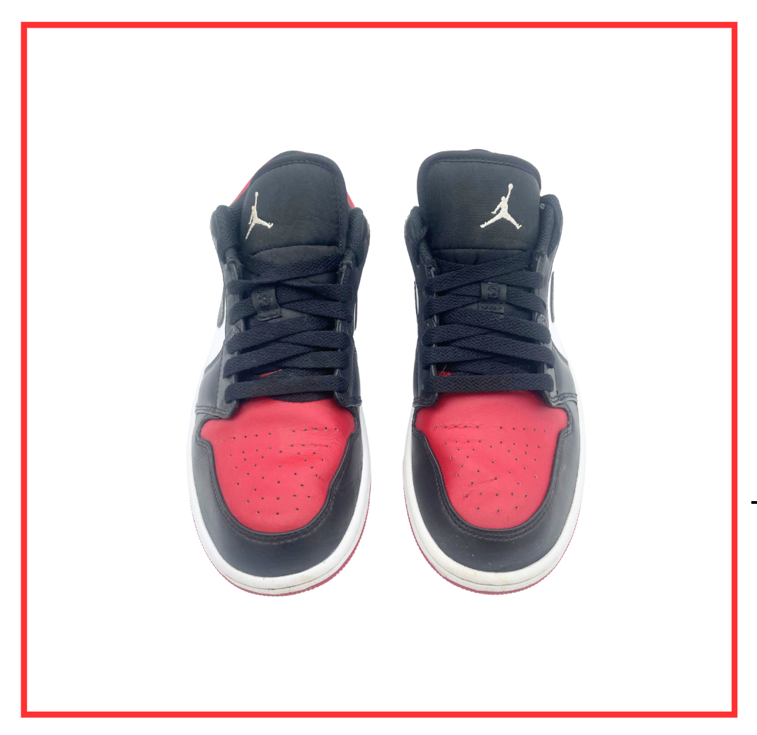 Air Jordan 1 Low Bred Toe (2021) (Preloved) UK 6.5