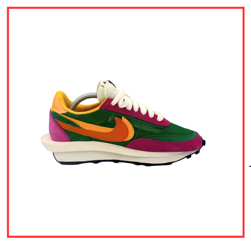 sacai x Nike LDWaffle Pine Green (Preloved) UK 7.5