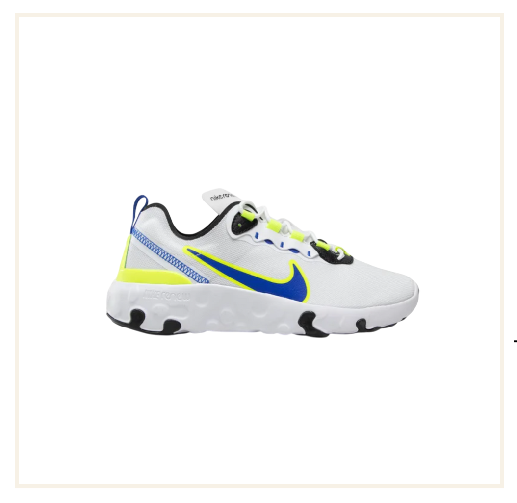 Nike Renew Element React White Volt Blue (GS)