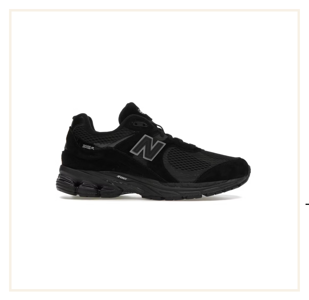 New Balance 2002R Mesh Black Metallic