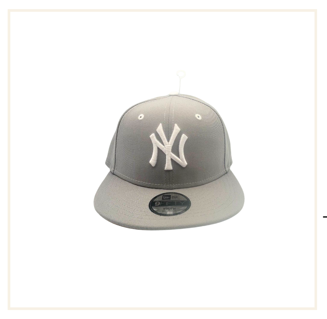 New Era Grey NY Snapback (Youth)