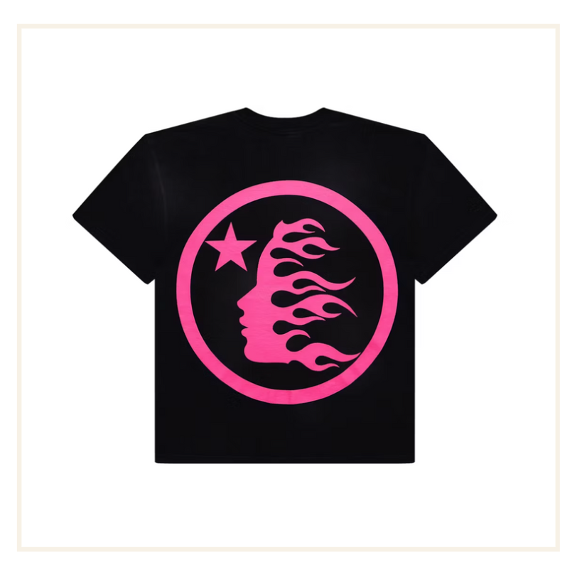 Hellstar Classic T-Shirt Black Pink (Regular Print)