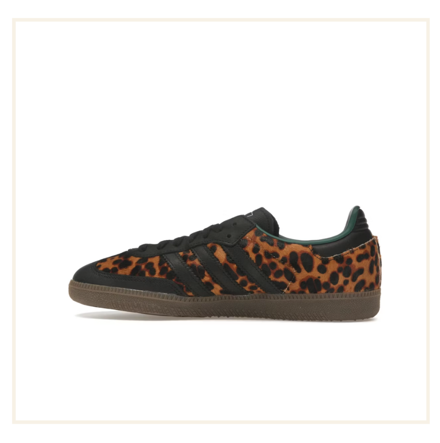 adidas Samba OG Black Green Leopard (W)