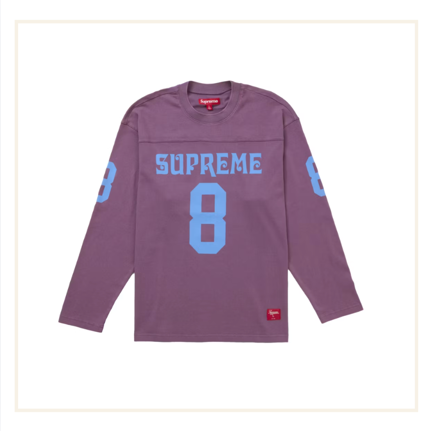 Supreme Affliated L/S Football Top Dusty Purple