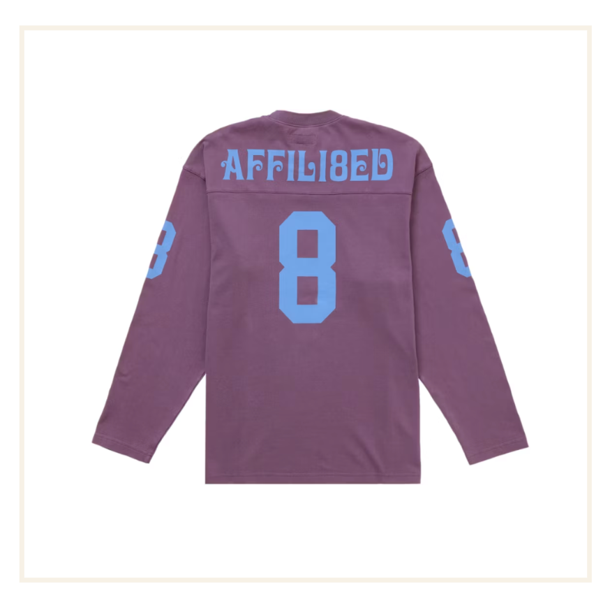 Supreme Affliated L/S Football Top Dusty Purple