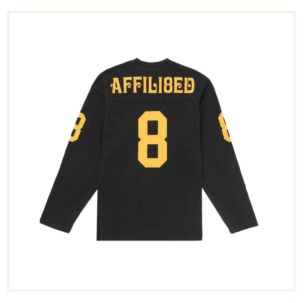 Supreme Affliated L/S Football Top Black
