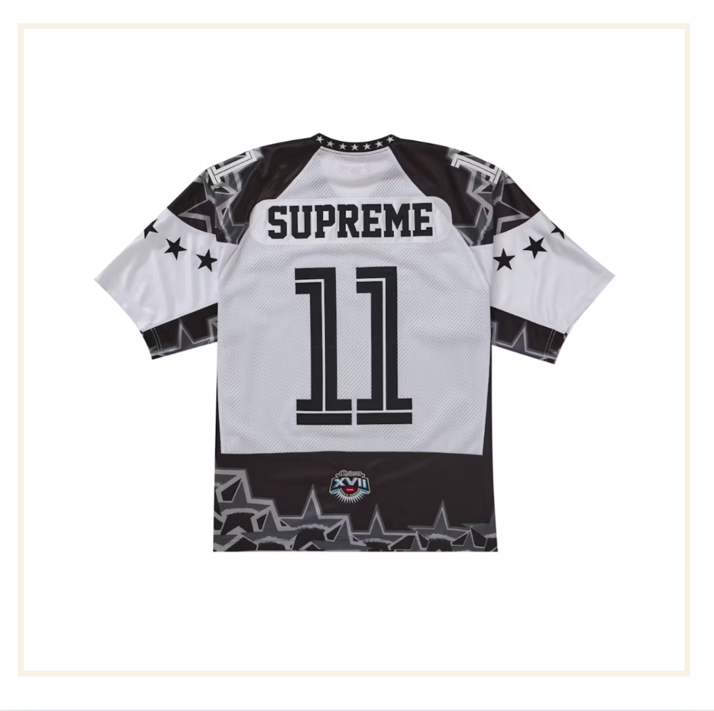 Supreme Star Football Jersey Black