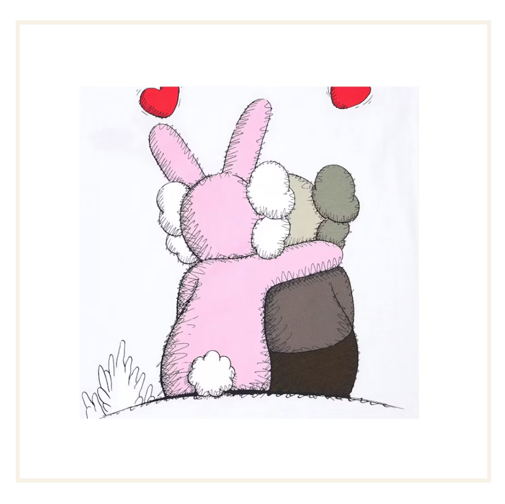 KAWS x Uniqlo UT Warhol UT Graphic T-Shirt White Pink