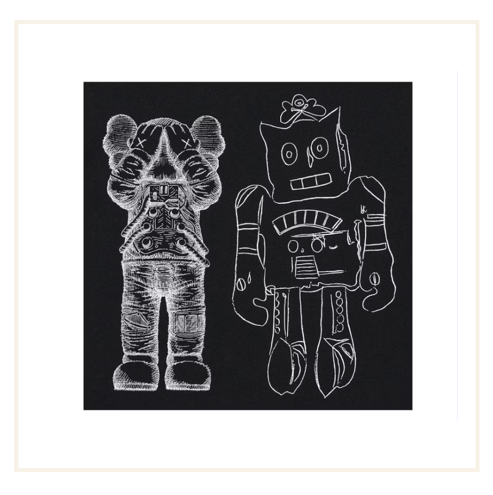 KAWS x Uniqlo UT Warhol UT Graphic T-Shirt Robot Black