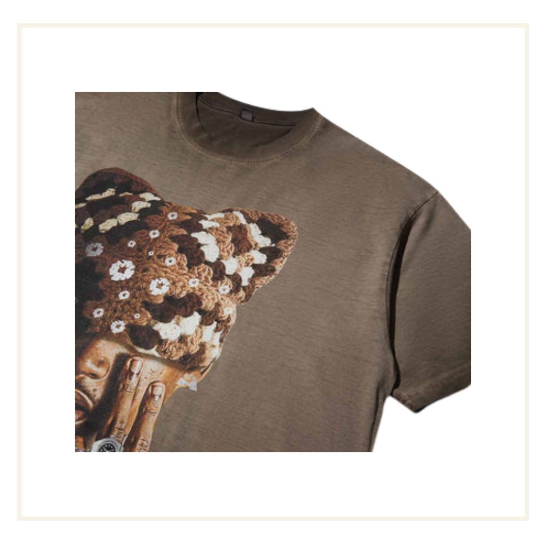 Noissey Chocolate Brown Kitty Cap T-Shirt