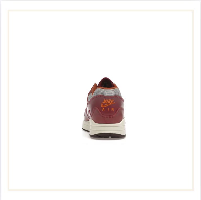 Patta x Air Max 1 Rush Maroon
