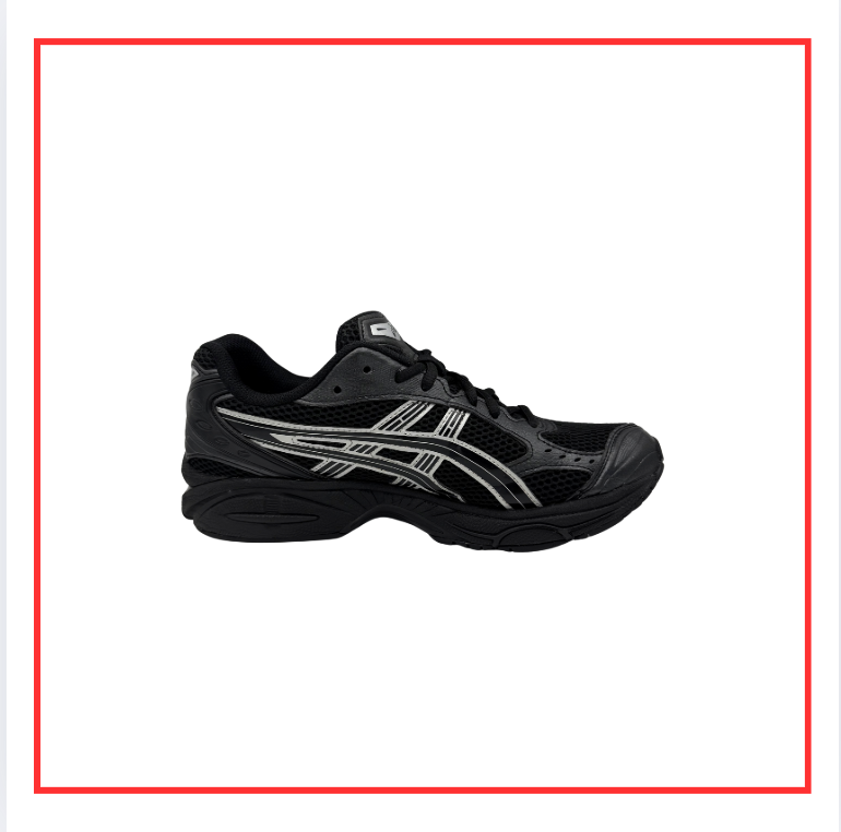ASICS Gel-Kayano 14 Black Pure Silver (Preloved) UK 7.5