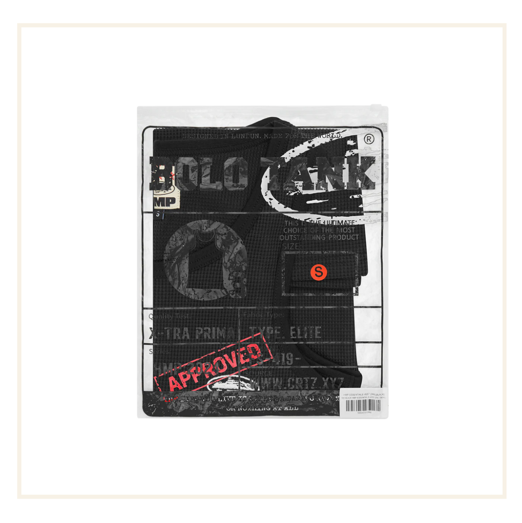 Corteiz HMP Essentials Tank Top Black