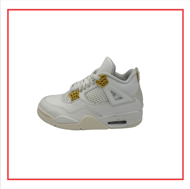 Air Jordan 4 Retro Metallic Gold (W) (Preloved) UK 3