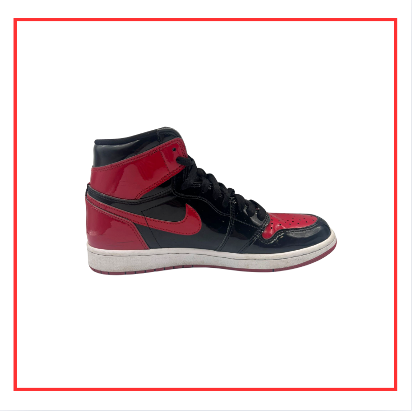 Air Jordan 1 Retro Patent Bred (Preloved) UK 8.5