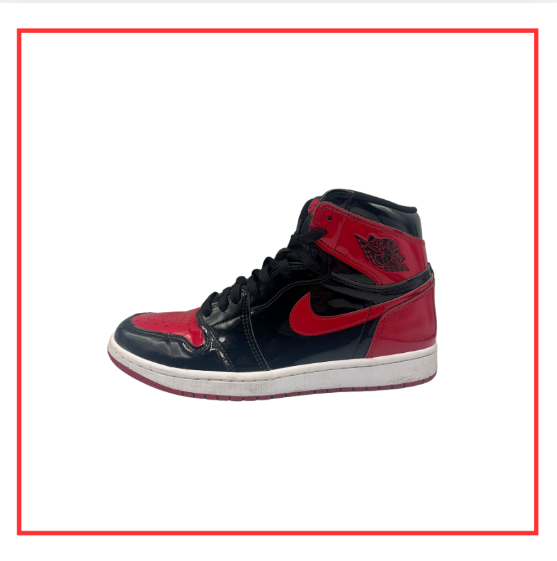 Air Jordan 1 Retro Patent Bred (Preloved) UK 8.5