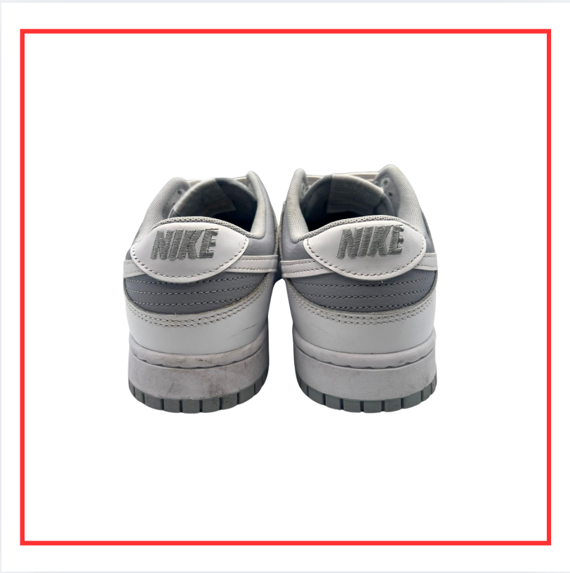 Nike Dunk Low White Grey (Preloved) UK 9