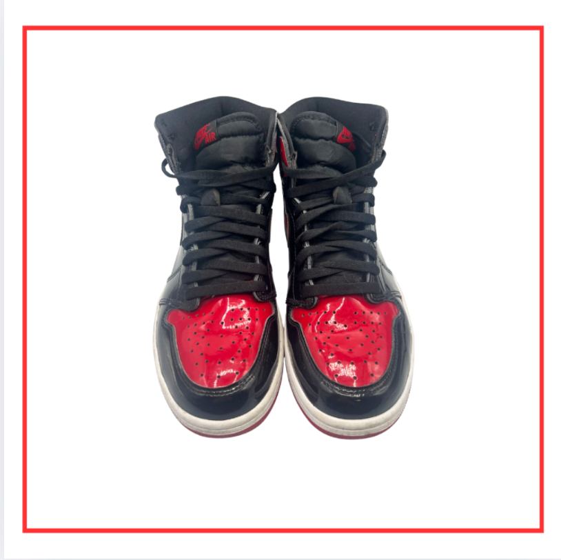 Air Jordan 1 Retro Patent Bred (Preloved) UK 8.5