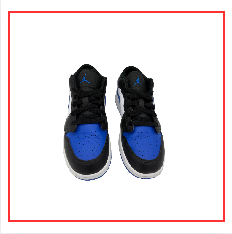 Air Jordan 1 Low Alternate Royal Toe (2021) (Preloved) UK 4.5