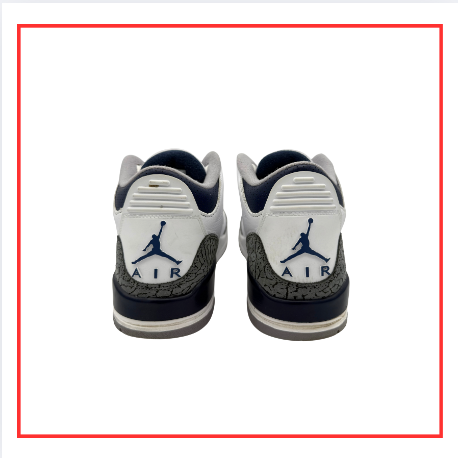 Air Jordan 3 Retro Midnight Navy (Preloved) UK 8