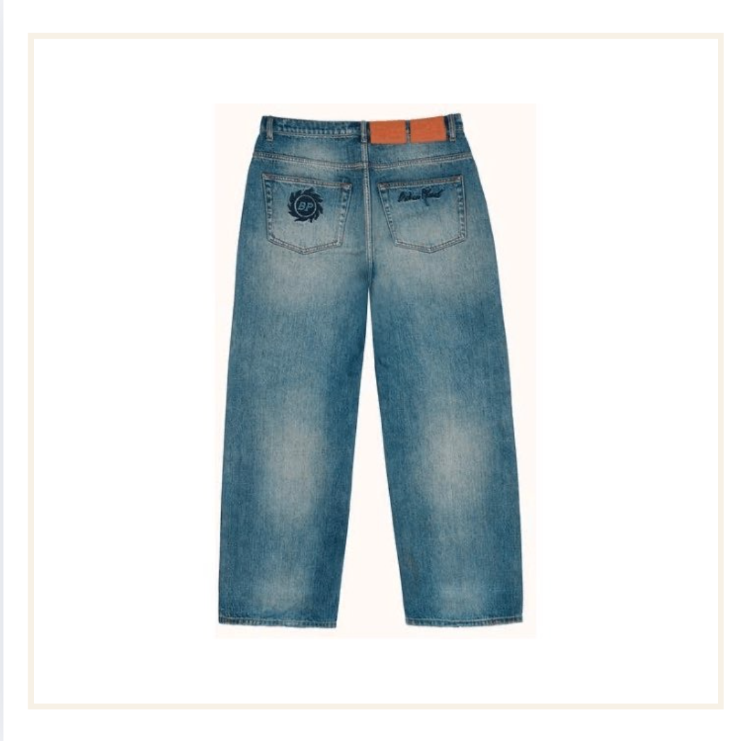 Broken planet Denim Jeans Washed Blue