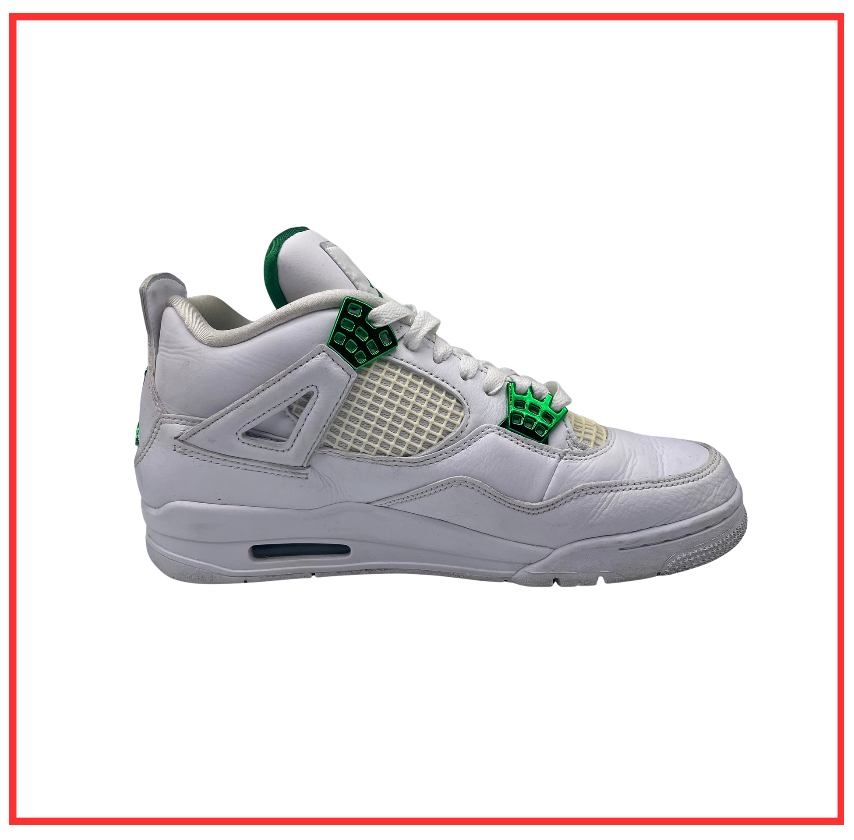 Air Jordan 4 Retro Metallic Green (Preloved) UK 7.5