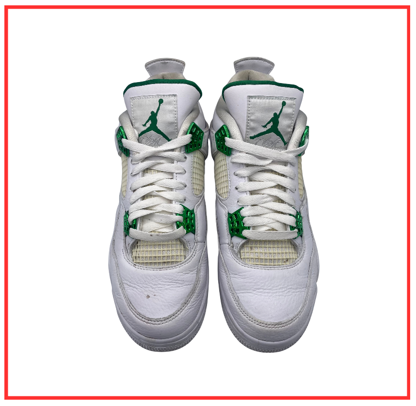 Air Jordan 4 Retro Metallic Green (Preloved) UK 7.5