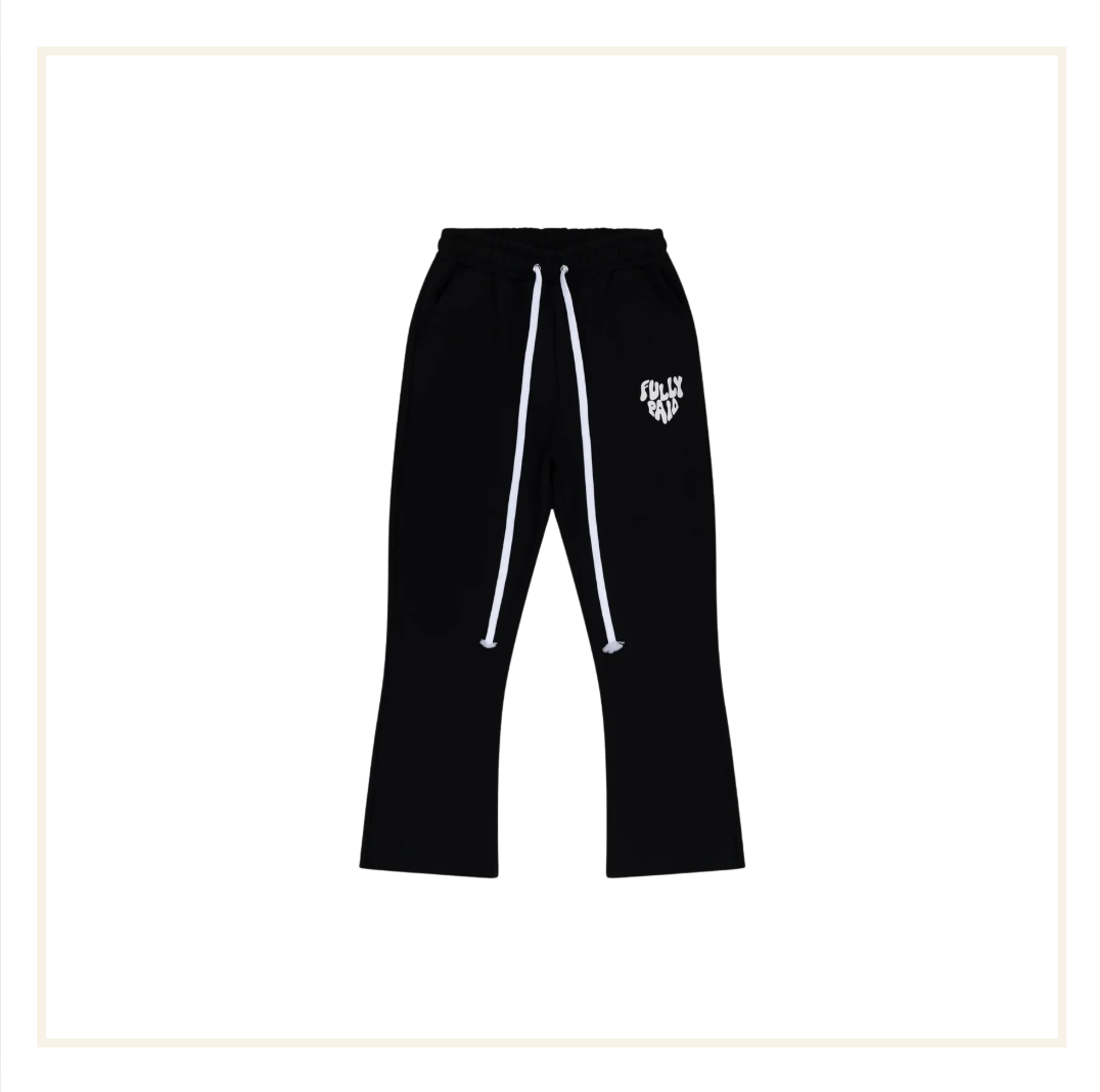 FullyPaid Heart Black Jogger