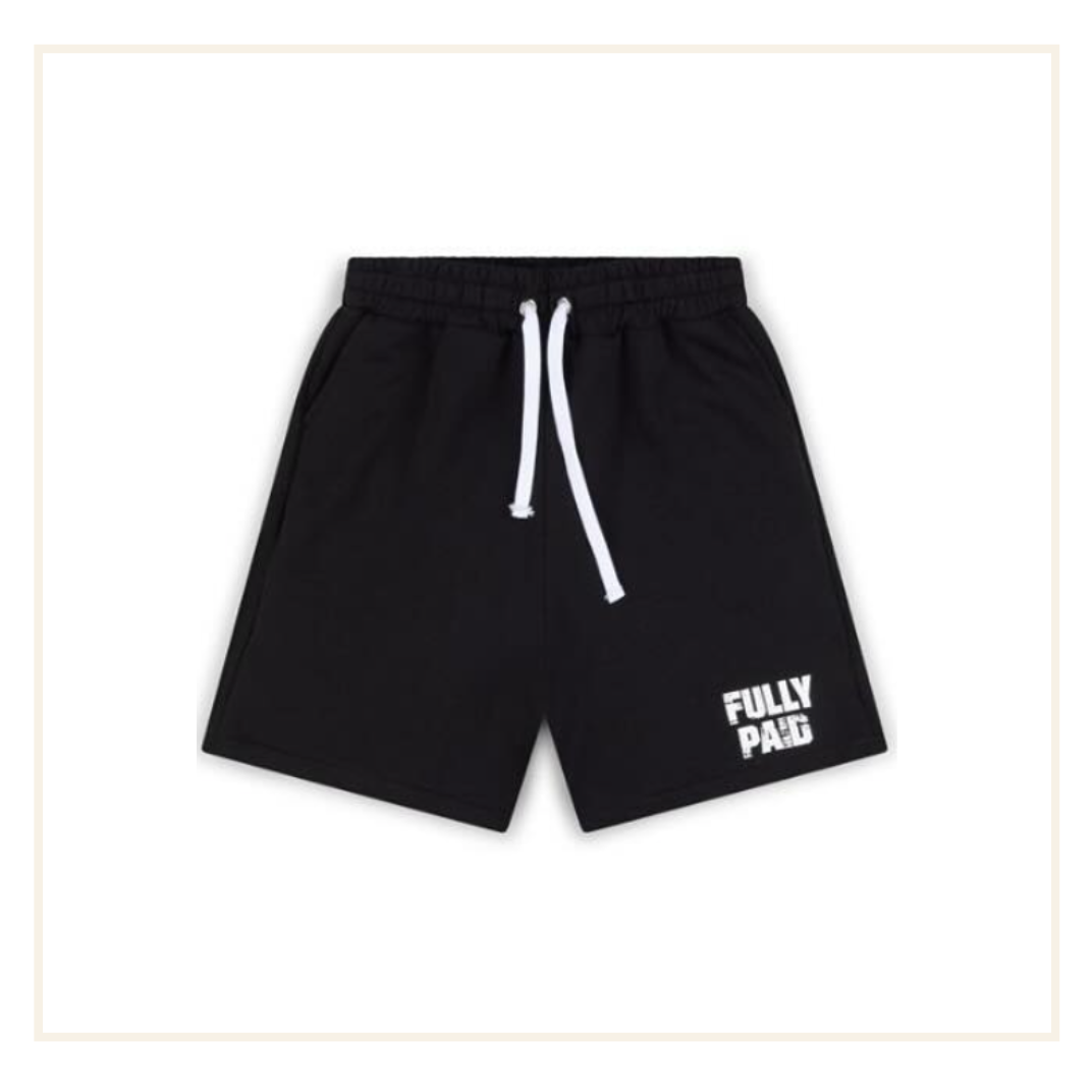 FullyPaid Drift Black Shorts