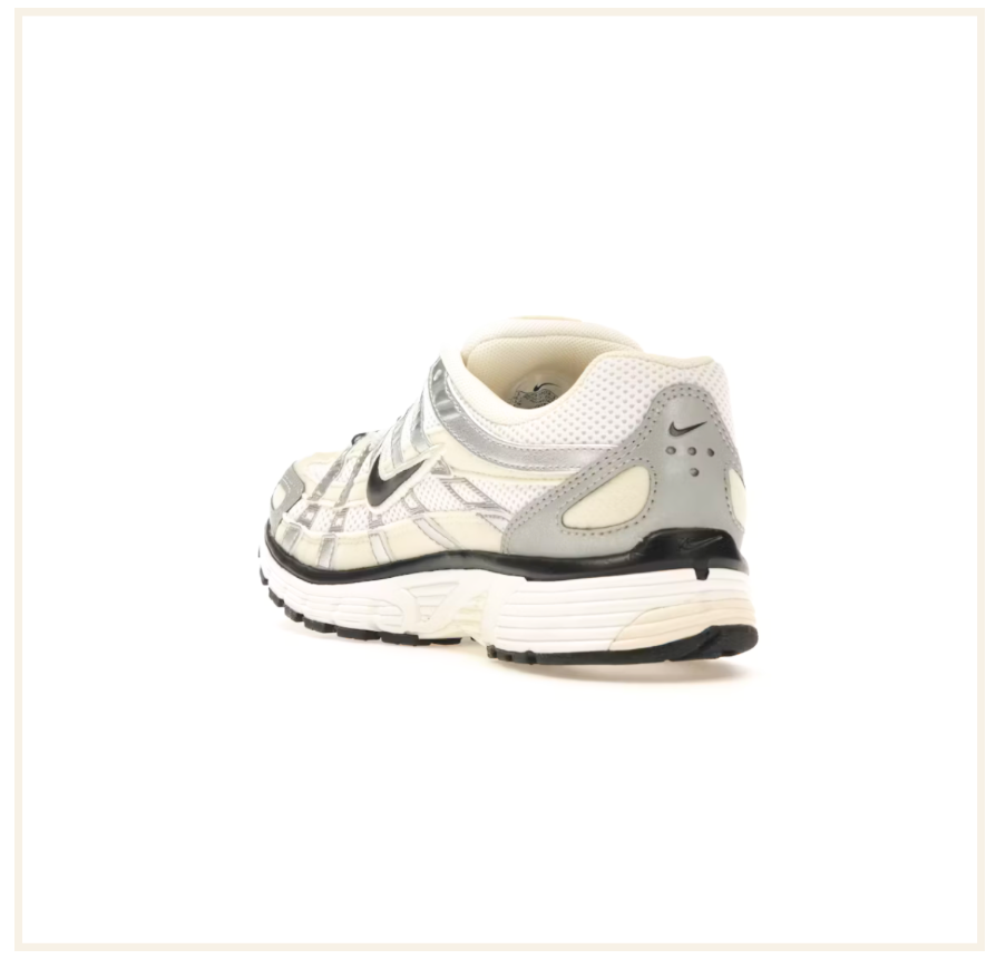 Nike P-6000 Coconut Milk Metallic Silver (W)