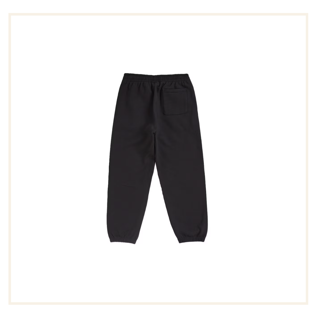 Supreme Satin Applique Hooded Sweatshirt & Sweatpant (FW25) Black (Set)