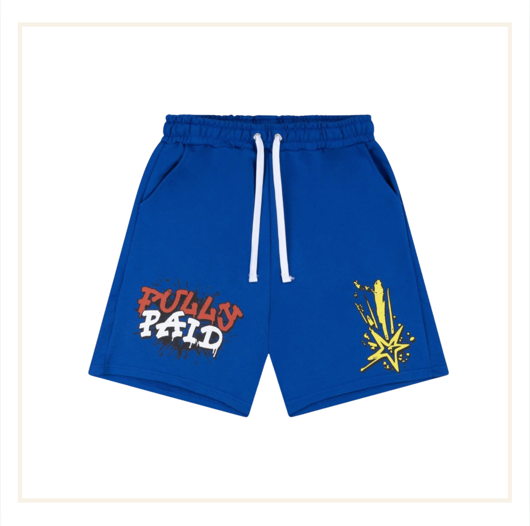 FullyPaid Royal Blue Star Struck Shorts