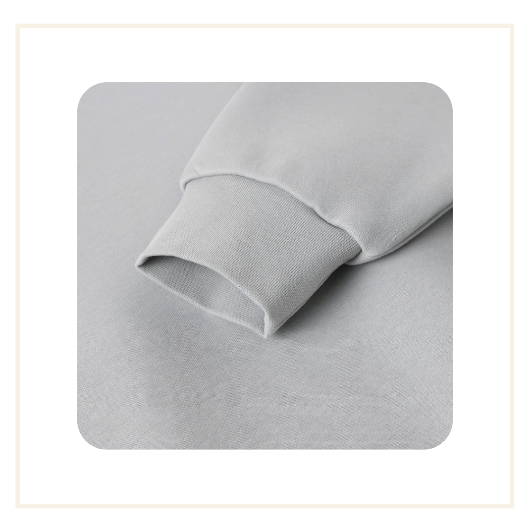 Galore 630 GSM Arctic Grey Zip Hoodie