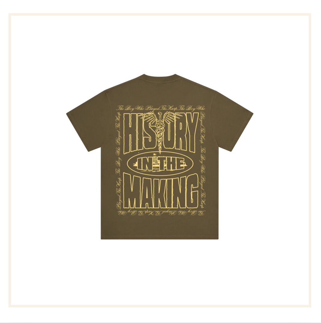 Santan Dave x Corteiz HITM Khaki Tee