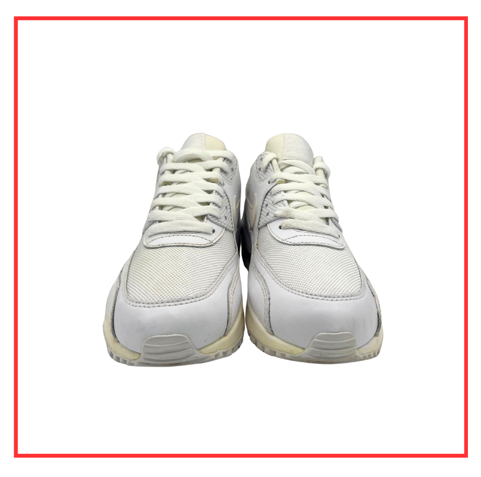 Nike Air Max 90 Triple White (Preloved) UK 6.5