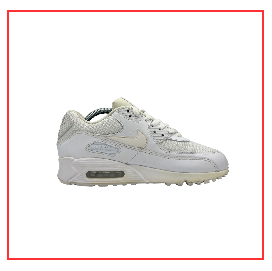 Nike Air Max 90 Triple White (Preloved) UK 6.5