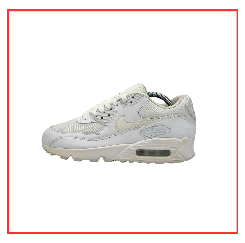 Nike Air Max 90 Triple White (Preloved) UK 6.5