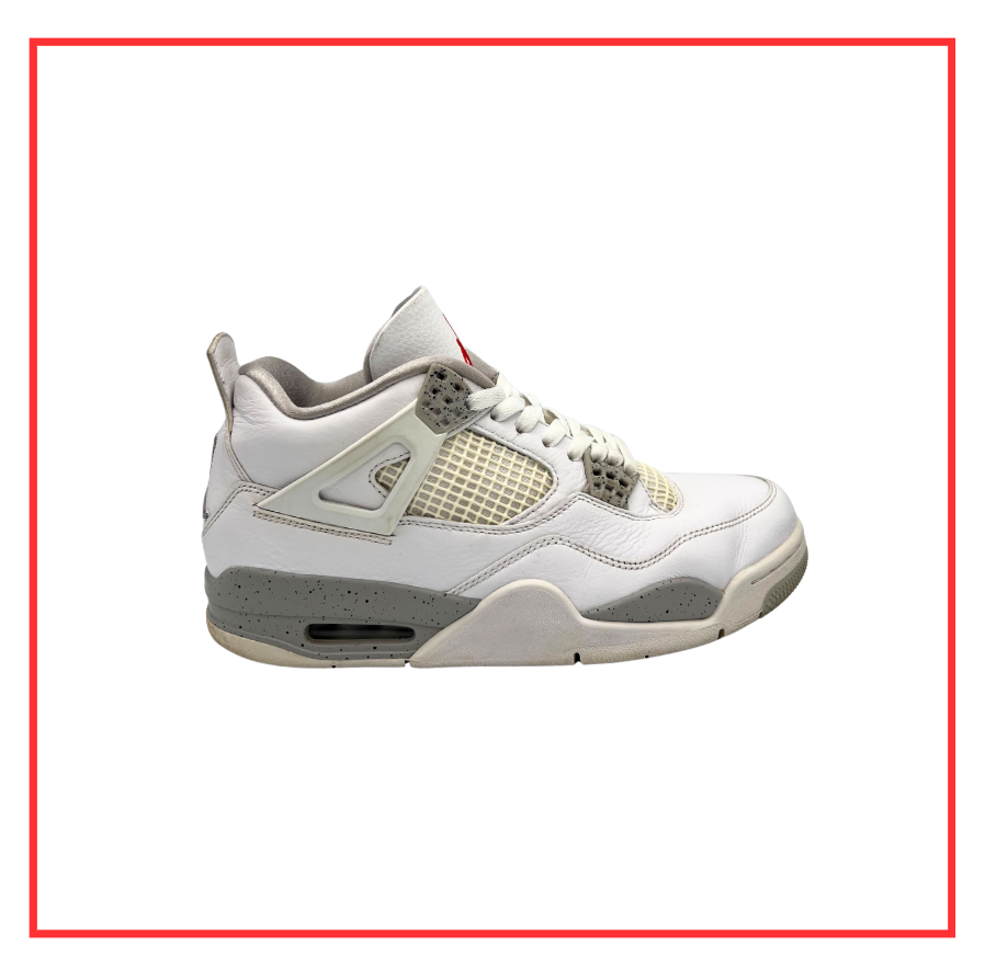 Air Jordan 4 Retro White Oreo (2021) (Preloved) UK 8