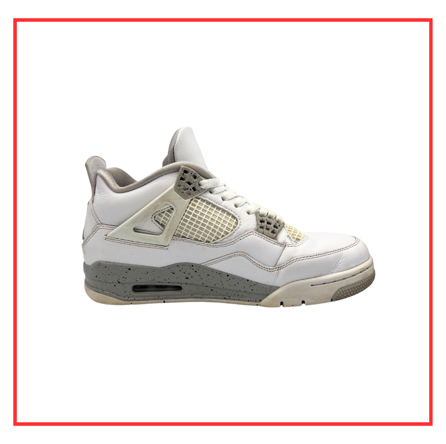 Air Jordan 4 Retro White Oreo (2021) (Preloved) UK 8