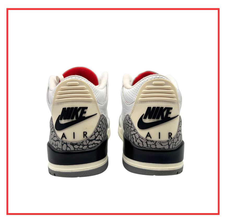 Air Jordan 3 Retro White Cement (Preloved) UK 8