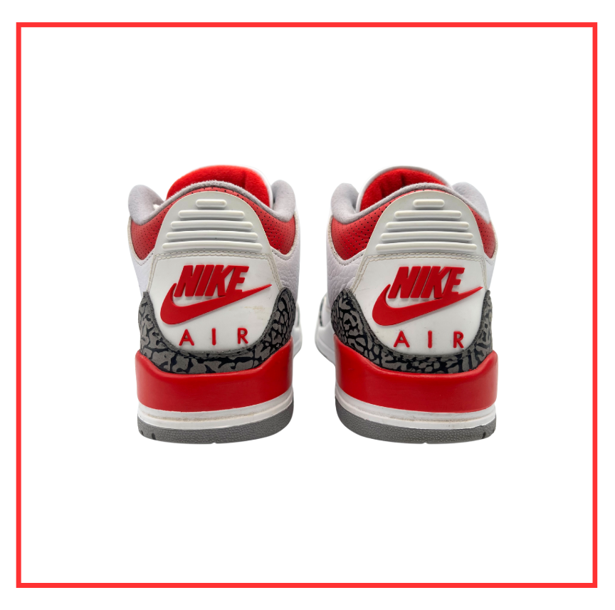 Air Jordan 3 Retro Fire Red (2022) (Preloved) UK 8