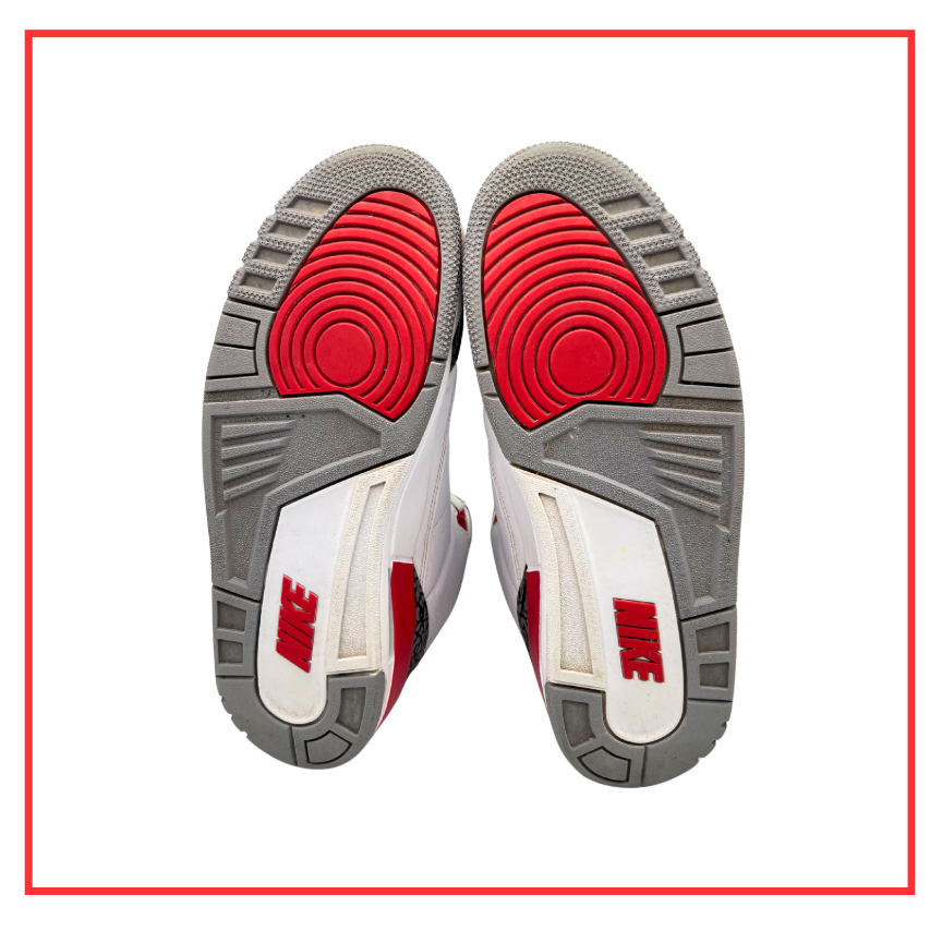 Air Jordan 3 Retro Fire Red (2022) (Preloved) UK 8