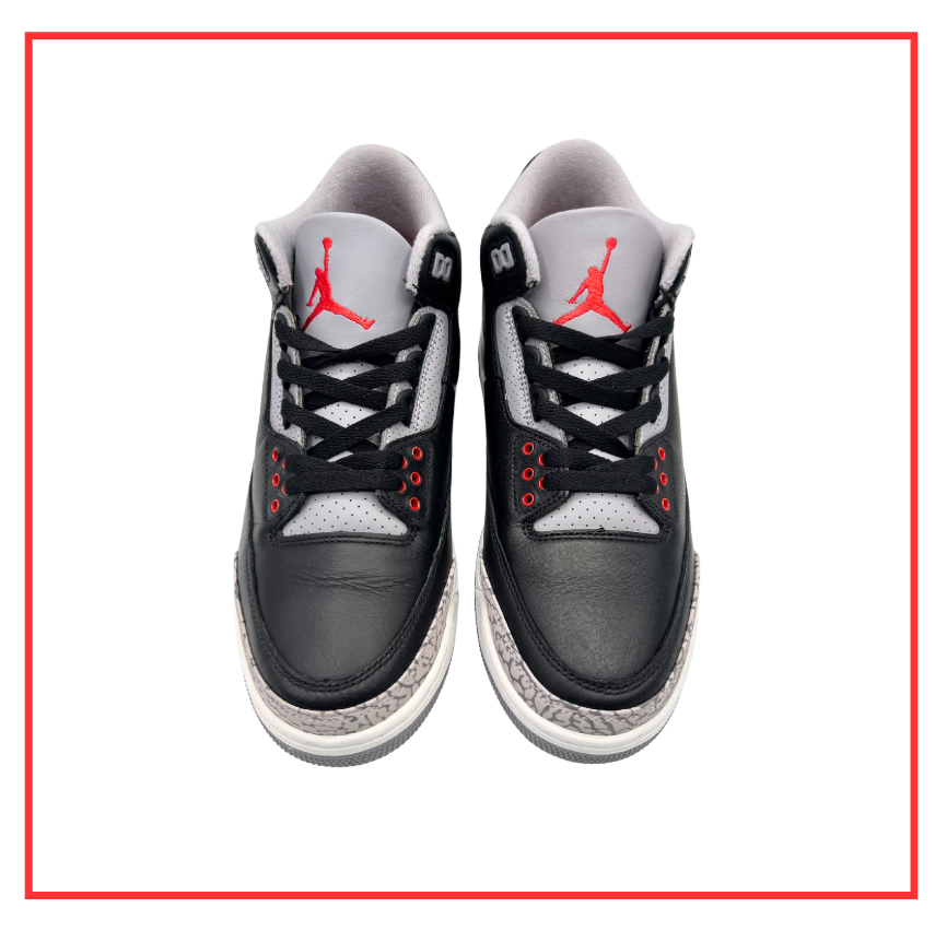 Air Jordan 3 Retro OG Black Cement (2024) (Preloved) UK 8