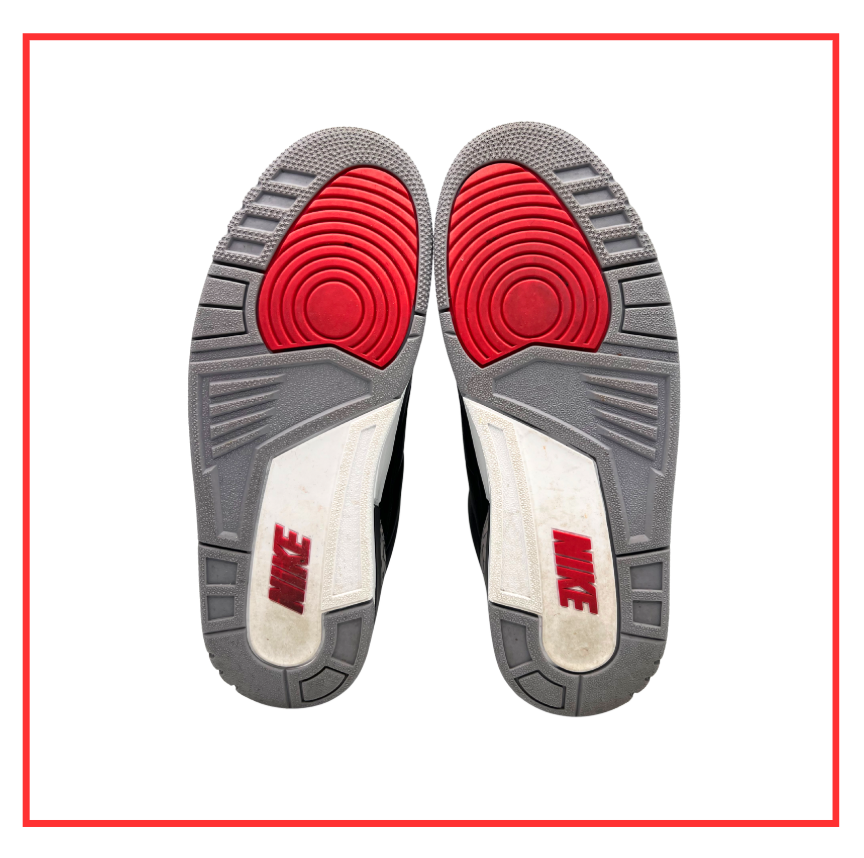 Air Jordan 3 Retro OG Black Cement (2024) (Preloved) UK 8