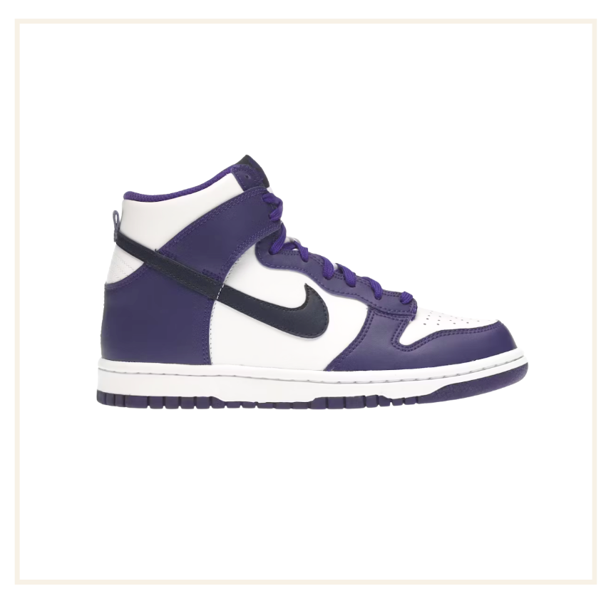 Nike Dunk High Electro Purple Midnight Navy (GS)